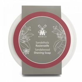 Bol de portelan cu sapun de barbierit Sandalwood Muehle